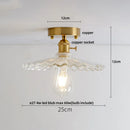 GobekUsa Crystal Glass LED Ceiling Lamp Modern Luxury Interior Lighting Fixture