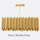 GobekUsa Gold Stainless Steel Chandelier LED Project Lamp