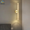 GobekUsa Crystal LED Wall Lamp for Bedroom and Living Room Decor