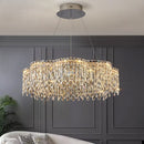 GobekUsa Crystal Chandelier Modern Luxury Light for Living Room, Dining, Bedroom - 2024 New