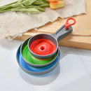 GobekUsa Kitchen Funnel Set: Wide/Narrow Mouth, Folding, Three-Piece for Jam, Oil Drain & More