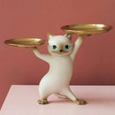 GobekUsa Cat Resin Tray: Chic Home & Office Decor Accessory