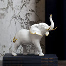 GobekUsa Elephant Resin Figurine: Interior Lucky Ornament for Home Decor