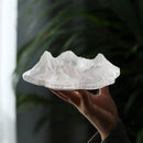 GobekUsa Iceberg Glass Dessert Plate: Artistic French Club Tableware