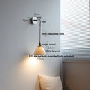 GobekUsa Ceramic LED Wall Sconce Pull Chain Switch Mirror Light Fixture