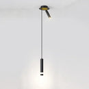 Modern Aluminum LED Pendant Light With Dual Spotlights
