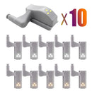 GobekUsa LED Cabinet Lights 10 Pack Internal Sensor Light for Closet Bedroom Night Lamp