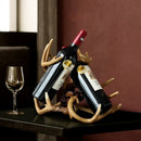 GobekUsa Buckhorn Wine Holder - Decorative Resin Antlers Bottle Rack