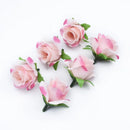 GobekUsa Artificial Plants Decorative Flowers Brooch for DIY Home Christmas Decor
