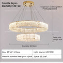 GobekUsa Crystal Living Room Chandelier Modern Simple Atmosphere Zhongshan Lamps