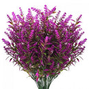 GobekUsa Lavender Grass Plastic Flowers for Home Décor & DIY Photography