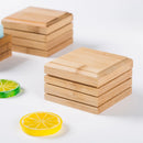 GobekUsa Bamboo Soap Dish - Eco-Friendly Wooden Soap Rack for Bathroom Storage