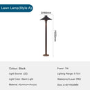 GobekUsa LED Lawn Light: Outdoor Waterproof Aluminum Spot for Courtyard, Garden, Park, Pathway