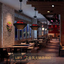 GobekUsa Industrial Pendant Light: Retro American Style Chandelier for Dining Room and Restaurant