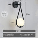 GobekUsa Frosted Glass Ball LED Wall Lamp for Corridor, Aisle, and Bedroom