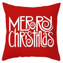 GobekUsa Christmas Santa Claus Snowflake Pillow Cover 18x18inch