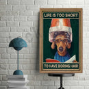 GobekUsa Dog Grooming Poster: Funny Dog Grooming Gifts for Dog Moms