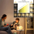 GobekUsa Glass USB Bedside Lamp Warm Light for Bedroom Decor