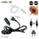GobekUsa Decorative Lamp Cord with Dimmer Switch and E14 E27 Socket