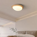 GobekUsa LED Ceiling Light Fixture Yellow Stone White PE Shade Plafond Lamp