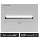 GobekUsa Black Bar Linear Wall Light for Living and Dining Room Lighting