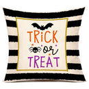 GobekUsa Halloween Linen Cushion Cover for Living Room Decor and Sofa - Trick or Treat