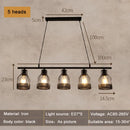 GobekUsa Industrial Loft Chandelier for Living Room Bedroom Coffee Shop Dining: 3/4/5 Heads