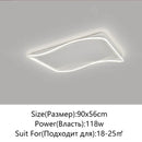 GobekUsa Golden LED Ceiling Chandelier: Modern Simplicity for Living, Dining, and Bedrooms