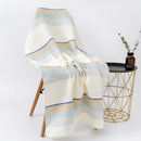 GobekUsa Japanese-Inspired Waffle Stripe Towel Set - Adult & Children Sizes