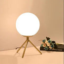 GobekUsa Glass Ball Table Lamp: Modern Nordic LED Desk Light