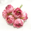 GobekUsa 200pcs Mixed Rose Red Flower Cherry Stamen Berries Bundle for DIY Decor