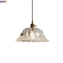 GobekUsa Clear Glass LED Pendant Light | Nordic Hanging Chandelier for Kitchen, Living Room