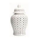 GobekUsa Golden Ceramic Ginger Jar Home Decor Vase Pot Flower Arrangement Storage Jar