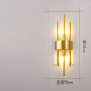 GobekUsa Crystal Wall Lamp: Elegant Decor for Living Room, Bedroom, or Bedside Fixtures