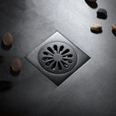 GobekUsa Brass Square Shower Room Floor Drain with Hair Strainer - 10*10cm