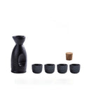 GobekUsa Ceramic Wine Sake Set with Heater and Dispenser