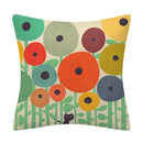 GobekUsa Geometry Pattern Cushion Cover Polyester Cotton Sofa Pillowcase Home Decor