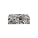 GobekUsa Black & White Zebra Pattern Jewelry Storage Box Desktop Organizer