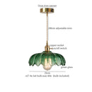 GobekUsa Brass Glass LED Pendant Lamp for Cafe Bar Restaurant Bedroom Loft