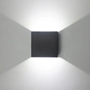 GobekUsa LED Up Down Wall Lamps: Gold & Silver Aluminium Wall Light for Bedroom, Living Room, Corridor