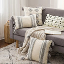 GobekUsa Boho Morocco Tufted Tassel Cushion Cover for Modern Home Decor