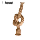 GobekUsa Hemp Rope Pendant Light Holder, Industrial Loft Personality Edison Lamp