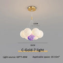 GobekUsa Bubble Ball LED Pendant Lights: Modern Chandelier for Living Dining Bedroom Office Decor
