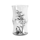 GobekUsa Glass Bamboo Knot Mug - Cute Clear Glass Coffee Cup for Hot or Cold Drinks
