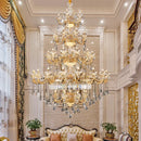 GobekUsa Elegant Crystal Chandelier for Living Room, Dining Room, and Bedroom