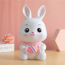 GobekUsa Bunny Piggy Bank Money Box Kids Saving Toy - Cute Easter Rabbit Figurine