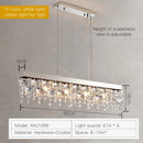 GobekUsa Crystal Chandelier: Modern Nordic LED Living Room Lamp