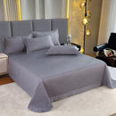 GobekUsa Egyptian Cotton Quilt Set: Luxury European Style Bedding Set