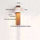 GobekUsa LED Wall Lamp 2 Glass Ball White, Yellow Travertine Stone Indoor Light