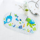 GobekUsa Cartoon Non-Slip Bathroom Mat with Suction Cup for Child Bathtub Eco-Friendly